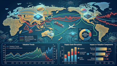 A Quantitative Model for Geopolitical Risk Premium in Semi Valuations