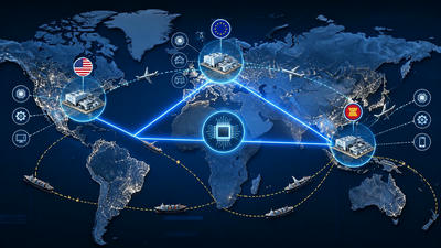 Regional Reconfiguration of Global Semi Supply Chain: US-EU-SEA Triangle