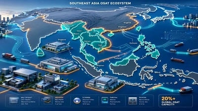 SE Asia&rsquo;s Share of Global OSAT Capacity Breaks 20% for the First Time